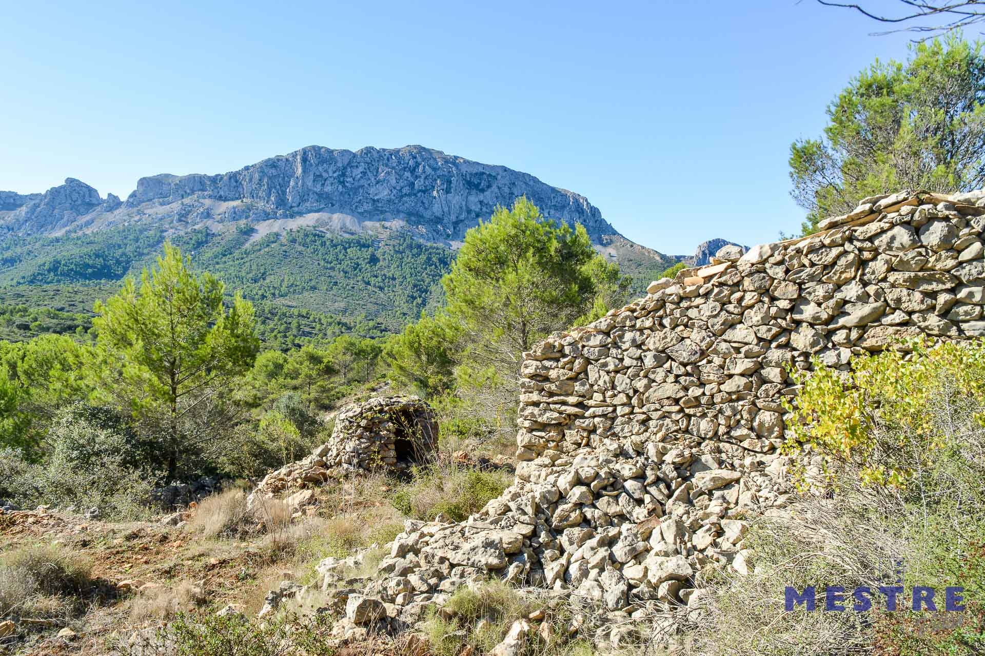 Parcela con ruina de piedra en venta en Bernia, Jalón