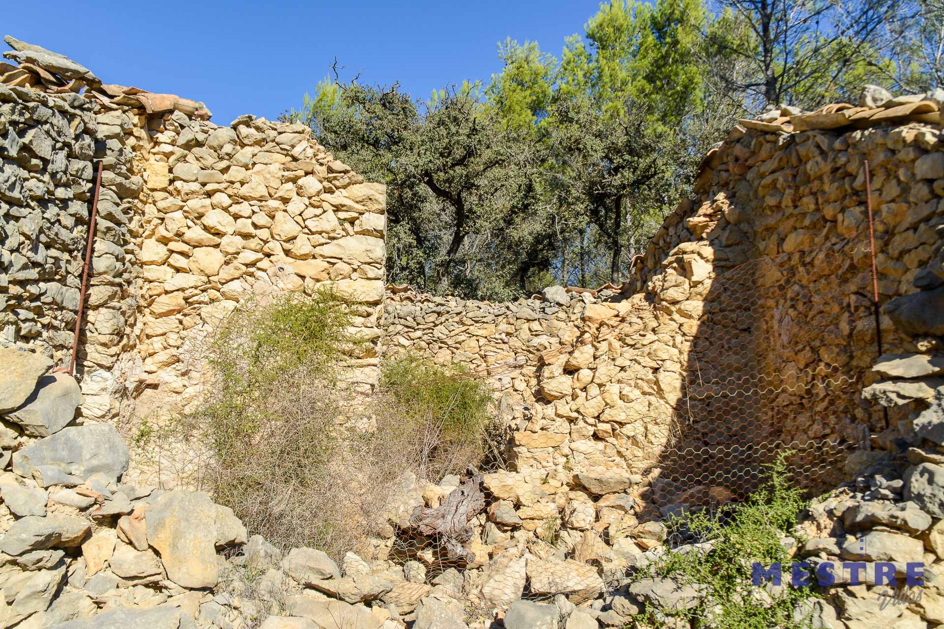 Parcela con ruina de piedra en venta en Bernia, Jalón