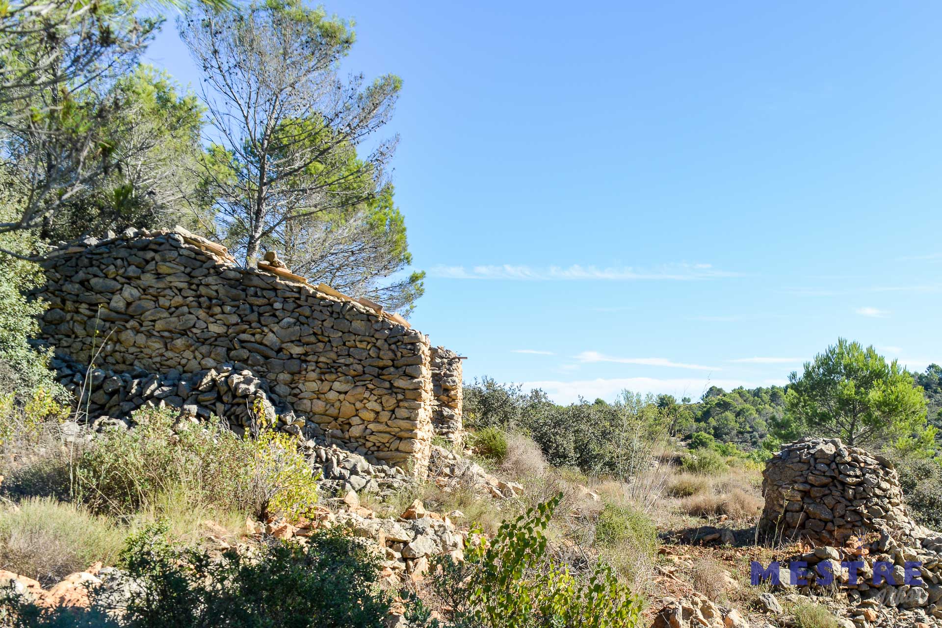 Parcela con ruina de piedra en venta en Bernia, Jalón